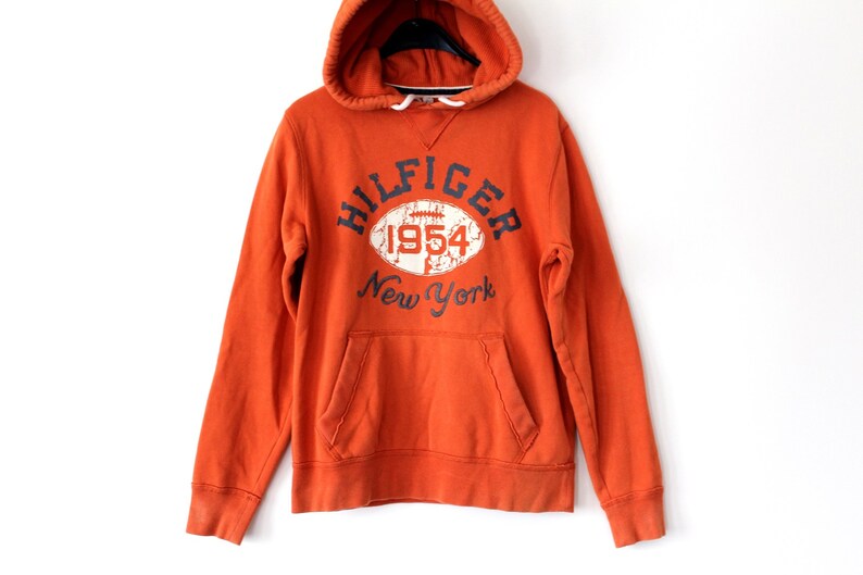 tommy hilfiger sweatshirt orange