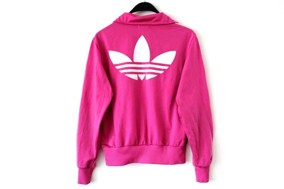 adidas jacket pink and white