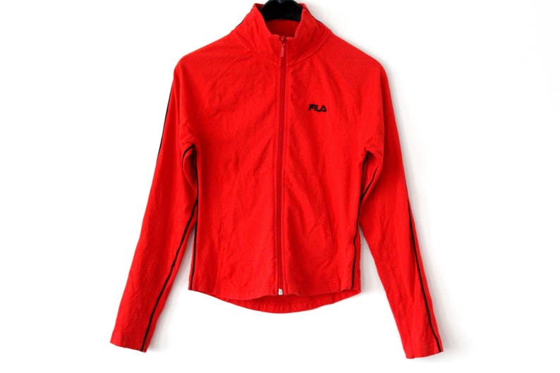 fila tracksuit red