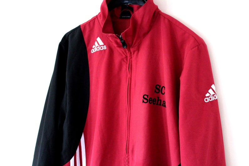 burgundy mens adidas tracksuit
