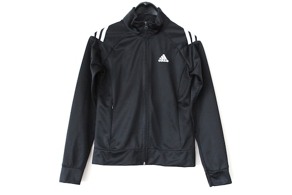 adidas jacket black white