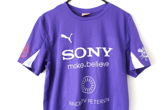 purple puma football kit