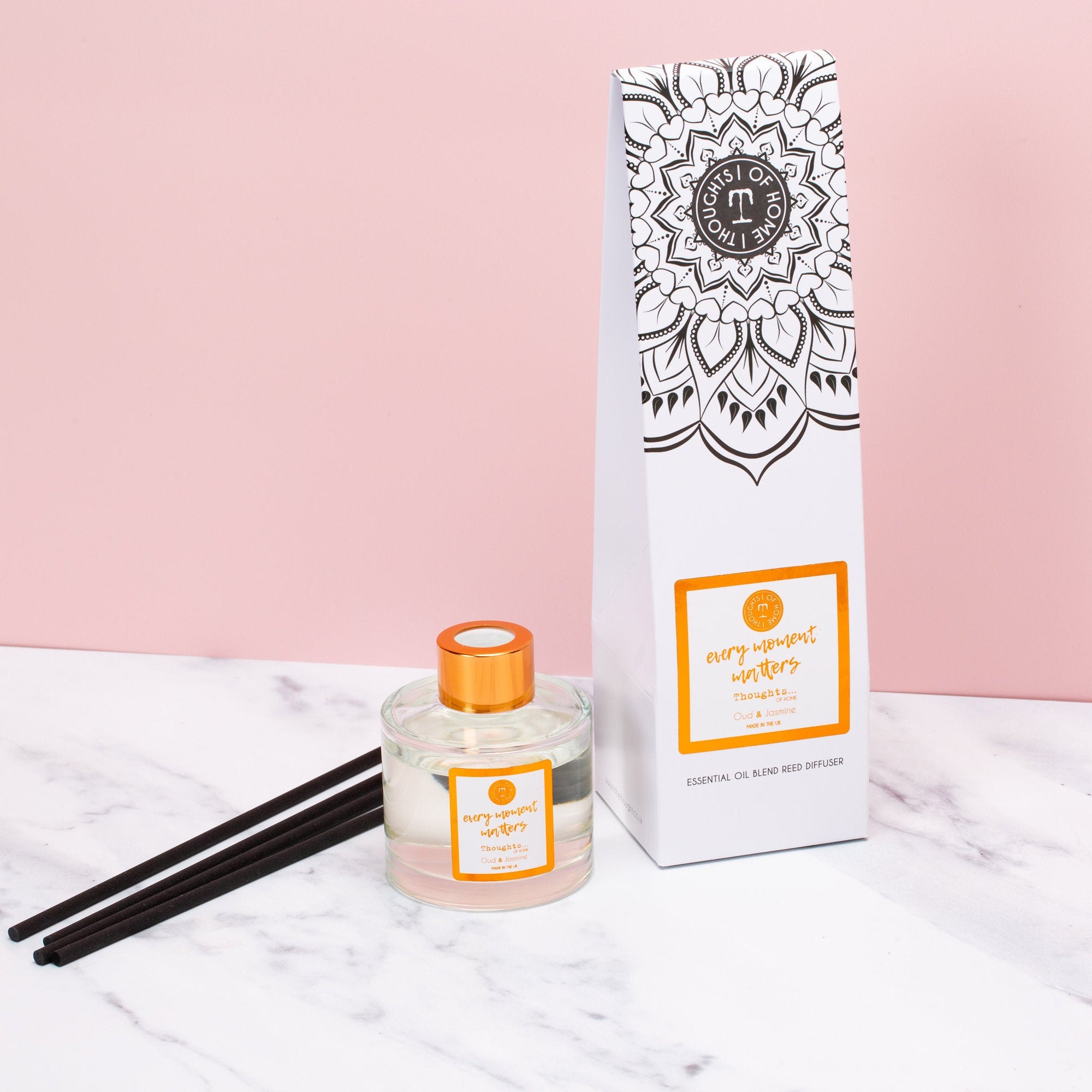 Oud & Jasmine Luxury Vegan Essential Oil Reed Diffuser Gift Etsy