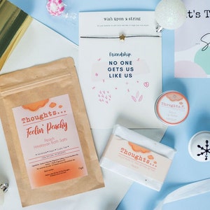 Feeling Peachy/ Pick Me Up Letterbox Gift /Care package/ best friend/pamper /self care kit /tough times /break up/ bath /thinking of you