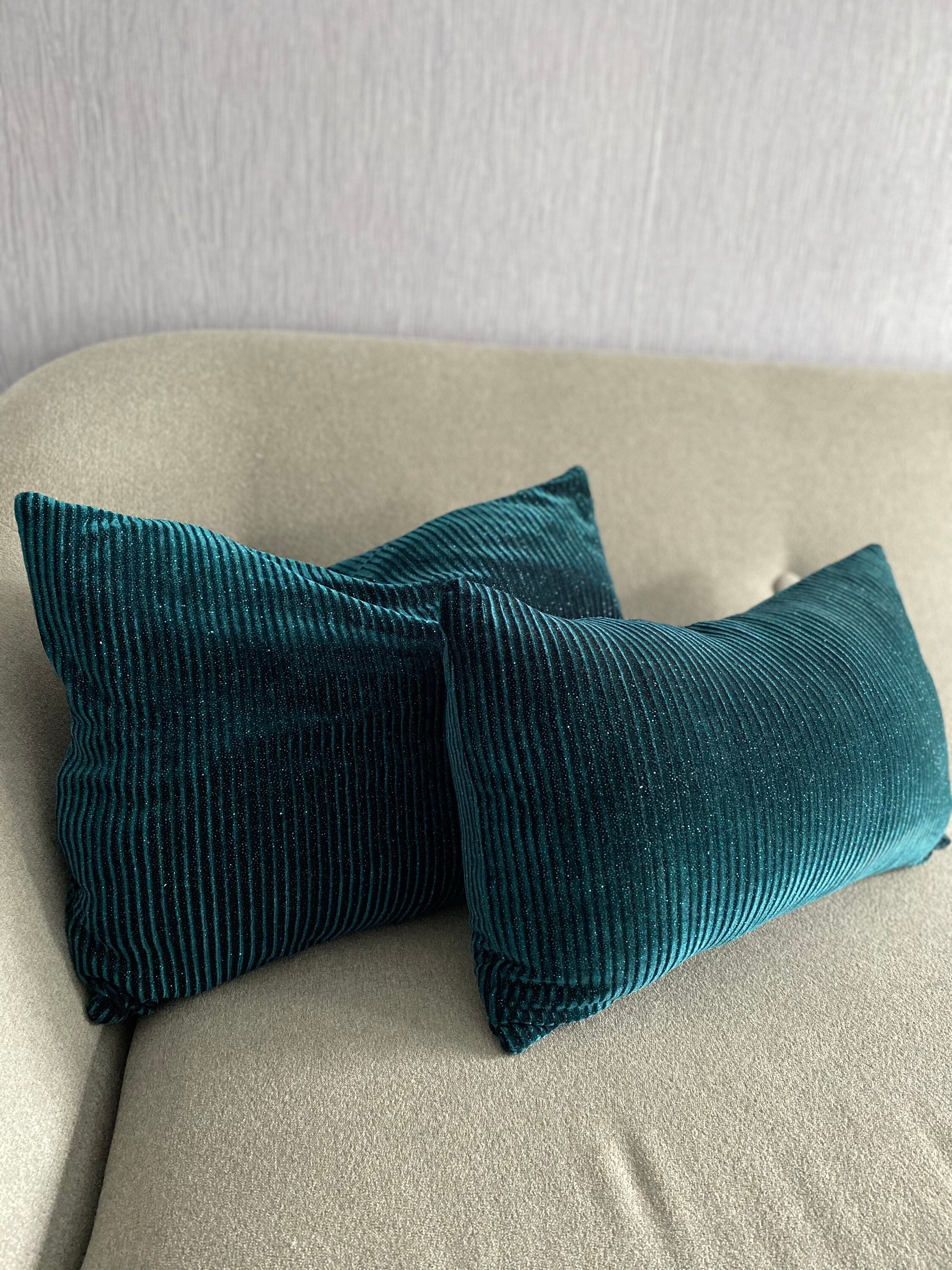 Velvet Cushions Teal Cushion Crushed Velvet Cushion Grey Etsy