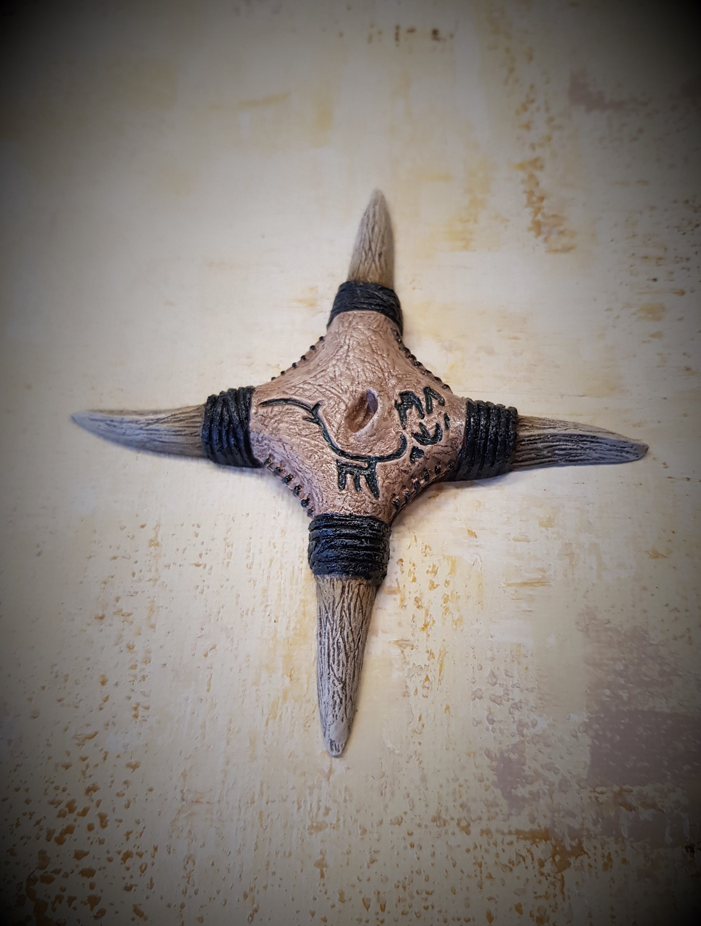 Jeepers Creepers.throwing star.bellybutton tattoo.Hand Etsy