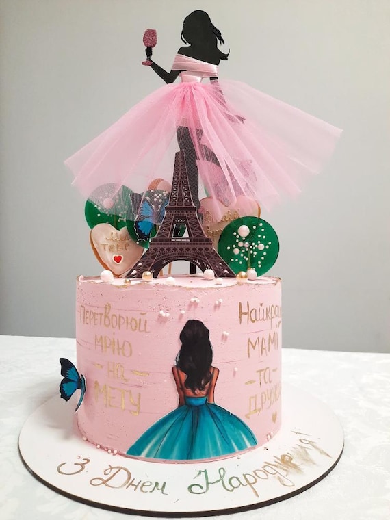 birthday cake doll dress Doll in a gown Cake main image 0