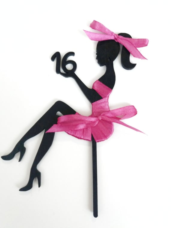 knee length dresses for ladies Girl cake topper – decoresca main image 1