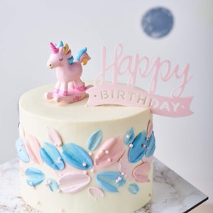 Unicorn cake toppers rainbow unicorn cake topper unicorn party unicorn birthday, nicorn toppers, unicorn centerpiece, unicorn party favours image 8