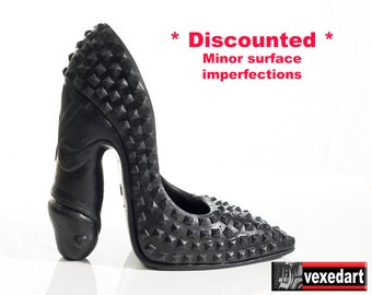 High Heel Dildo Platinum Silicone Shoe. Shoe Sex toy. Discounted Minor Surface Imperfections