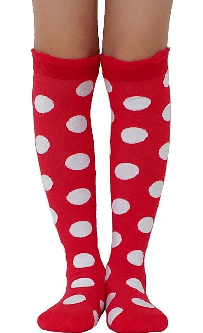 Polka Dot Knee High Socks