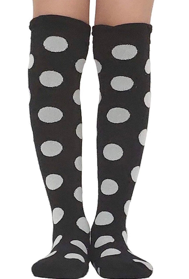 Polka Dot Knee High Socks