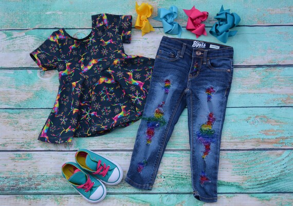 Rainbow Skinny | Etsy