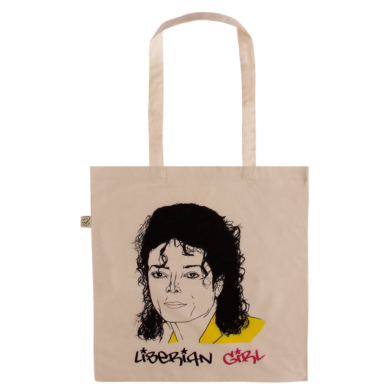 Michael Jackson printed Cotton Tote Bag Liberian Girl Etsy