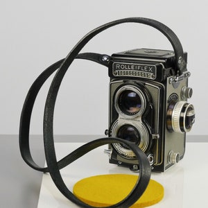 Black Leather Camera Strap | Handmade Camera Neck Strap | Slim Leather Camera Strap | Mirrorless, 35mm, Canon, Nikon