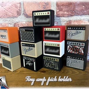 Tiny Amp Guitar Pick/plectrum Storage