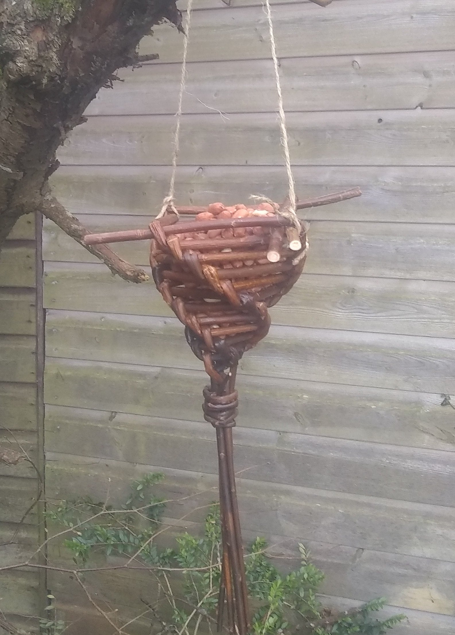 2 Willow Bird Feeders Etsy UK