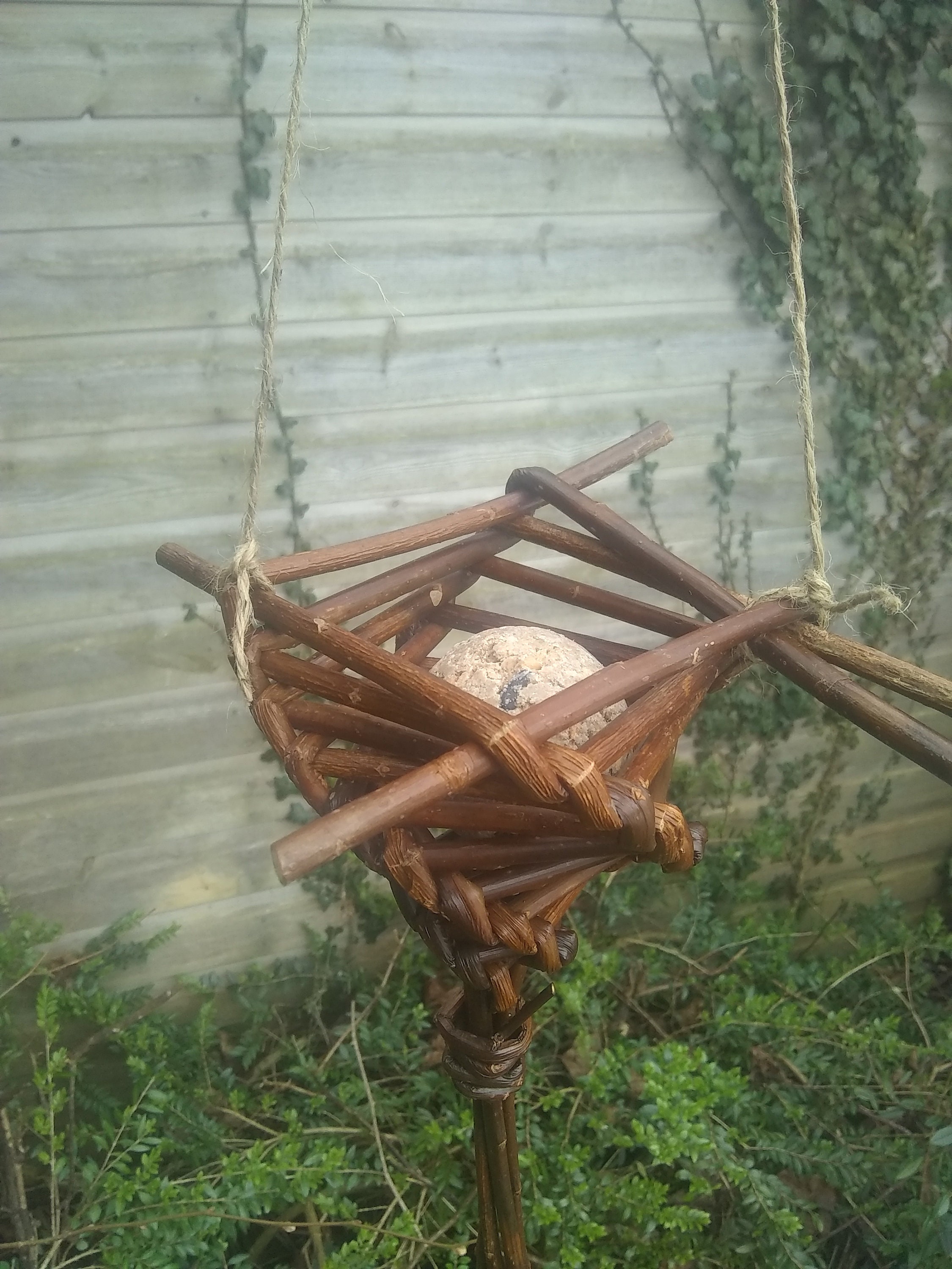 2 Willow Bird Feeders Etsy UK