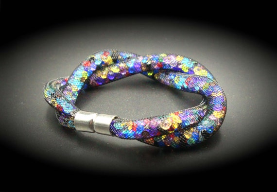 Crystal mesh bracelet clearance