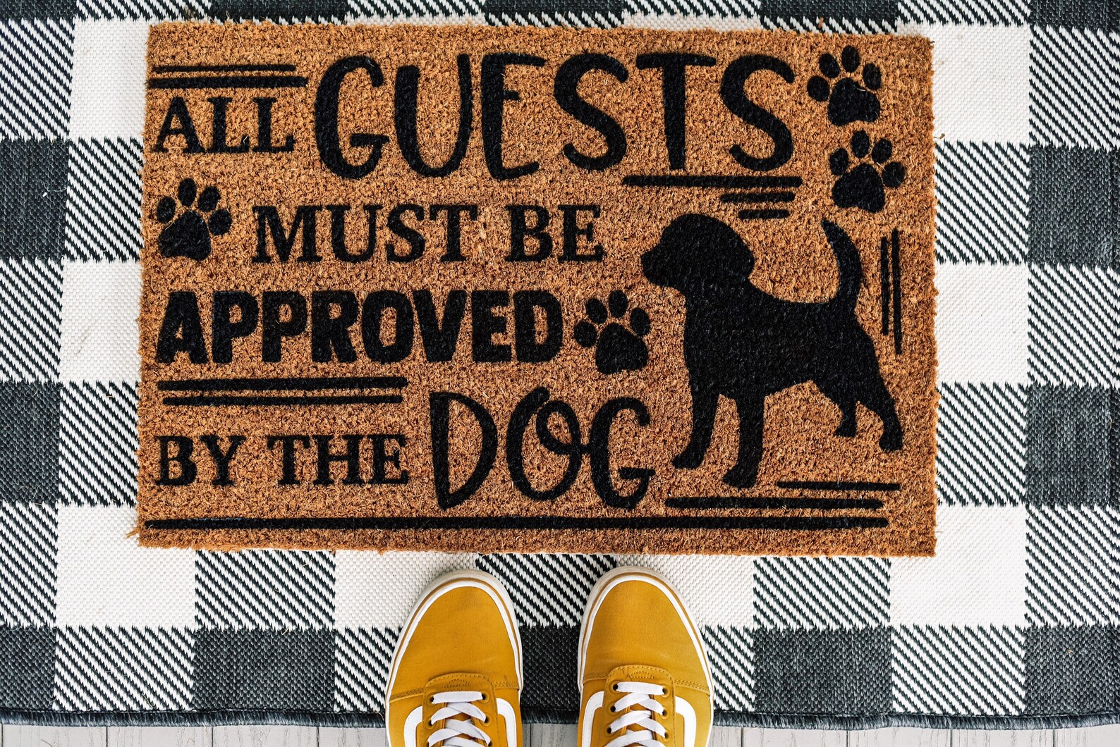 Dog Mat / Dog Lover Rug / Mat/ Coir Rug/ Dog Etsy