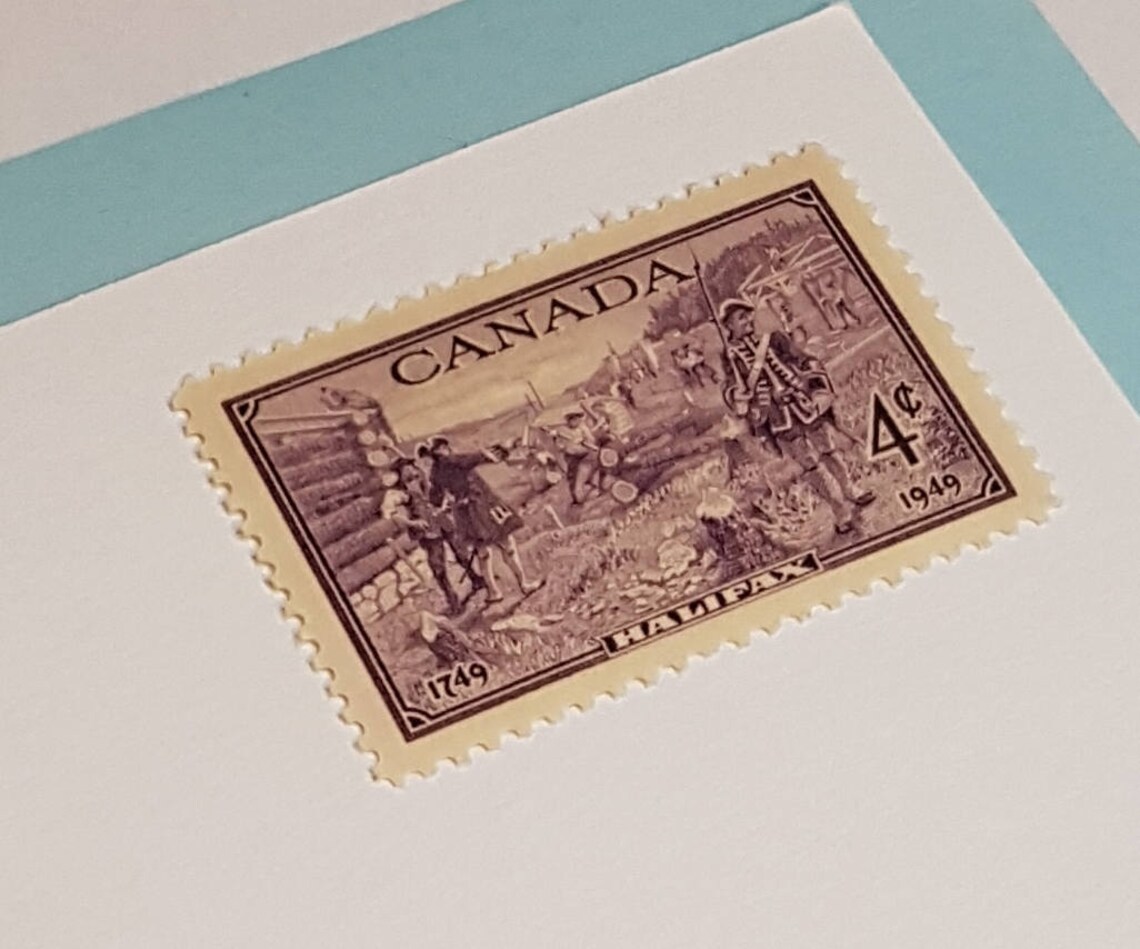 8 Halifax Stamps Canadian Unused Postage stamps Halifax Etsy