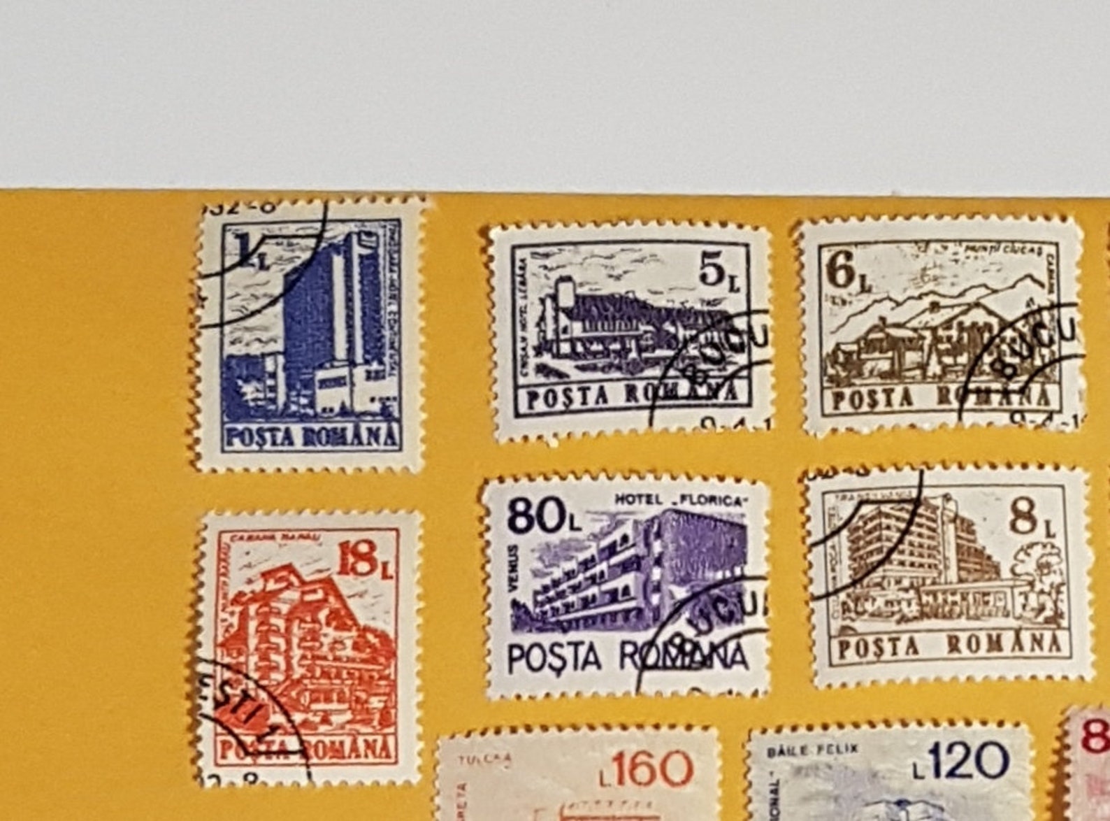 21 Romania Stamps Romanian postage stamp set Vintage Used Etsy