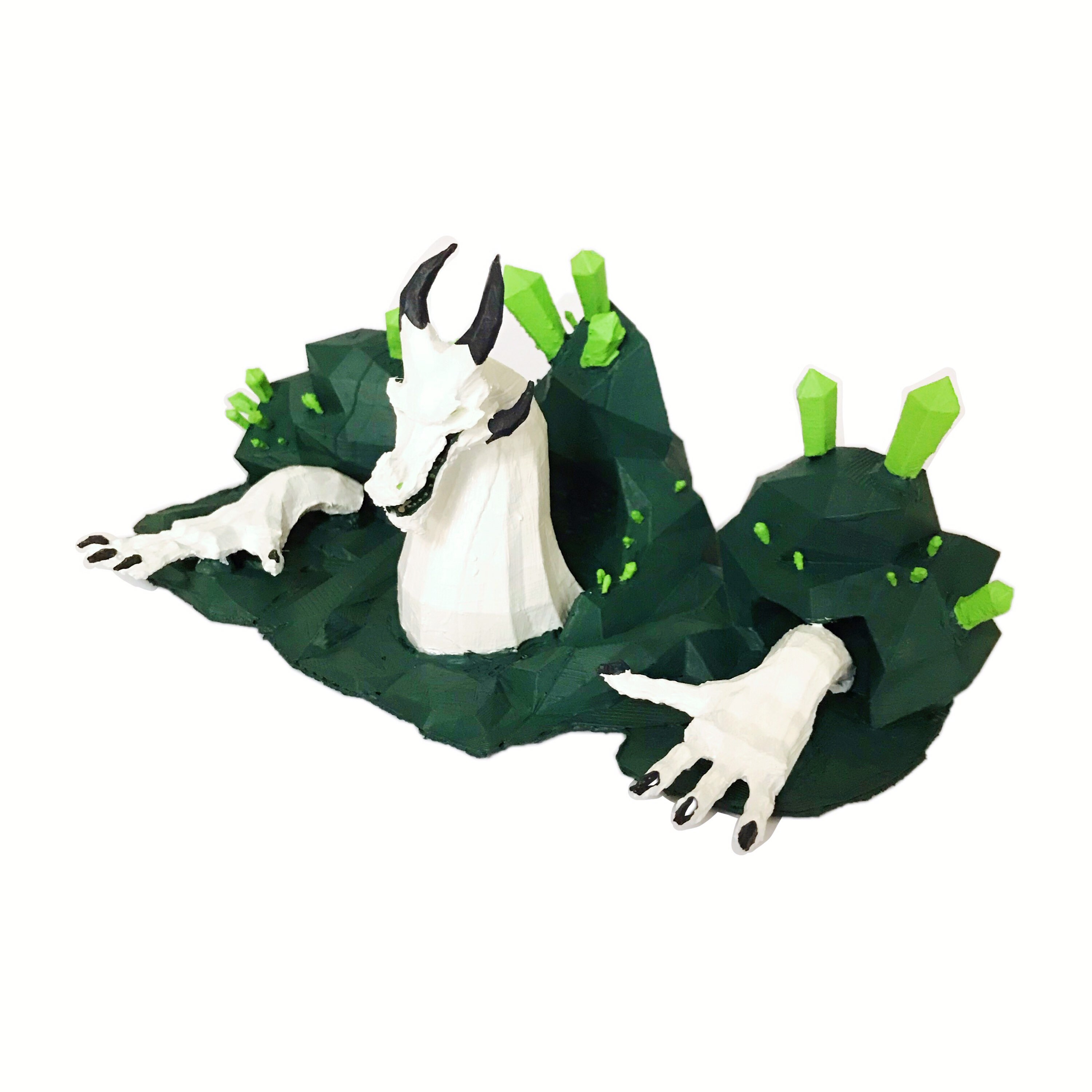 Runescape 3d Printed Osrs Full Great Olm Model Figure Painted Etsy