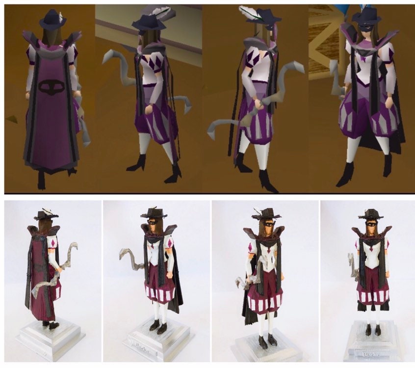 RuneScape Figure Character Model Statue OSRS/RS3 3D Printed Etsy