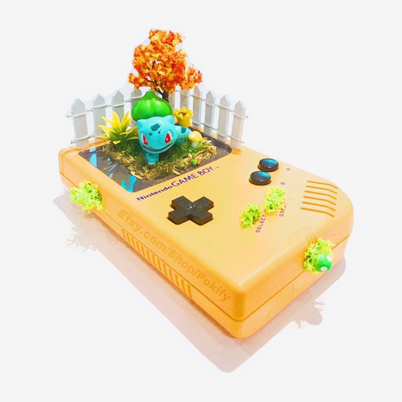 Pokemon Terrarium Bulbasaur Gameboy Birthday Valentines Christmas Halloween Anniversary Christmas Decoration Gifts For Him / Her!