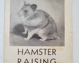 Hamster Raising Leaflet No. 250 | United States Department of Agriculture | 1960s Pamphlet Booklet Farming Reference Guide