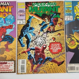 Spider-Man The Mutant Agenda #1-3 Comic Books Complete Series | X-Men Guest Stars