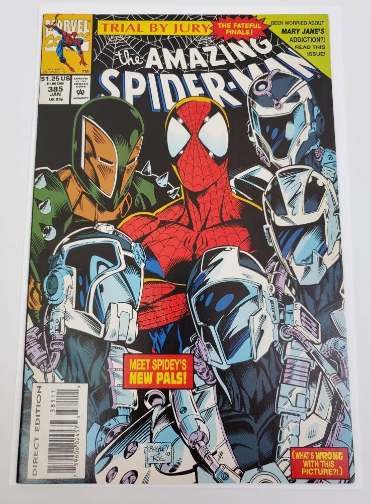 アメイジング スパイダーマン Vol 1 #385 コミックブック | 1990 年代