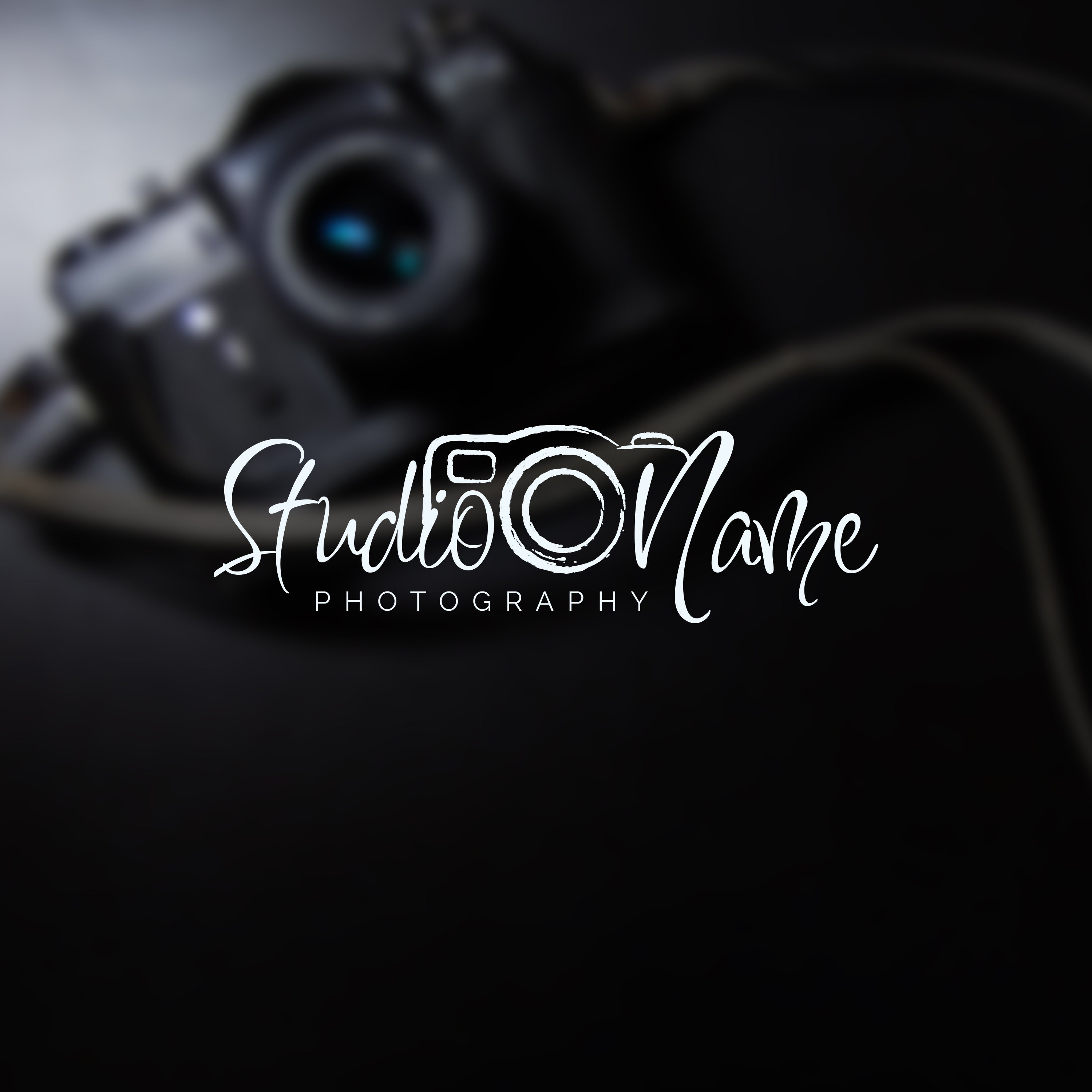 Instant Logo Design, Photography Logo and Watermark, Camera Logo