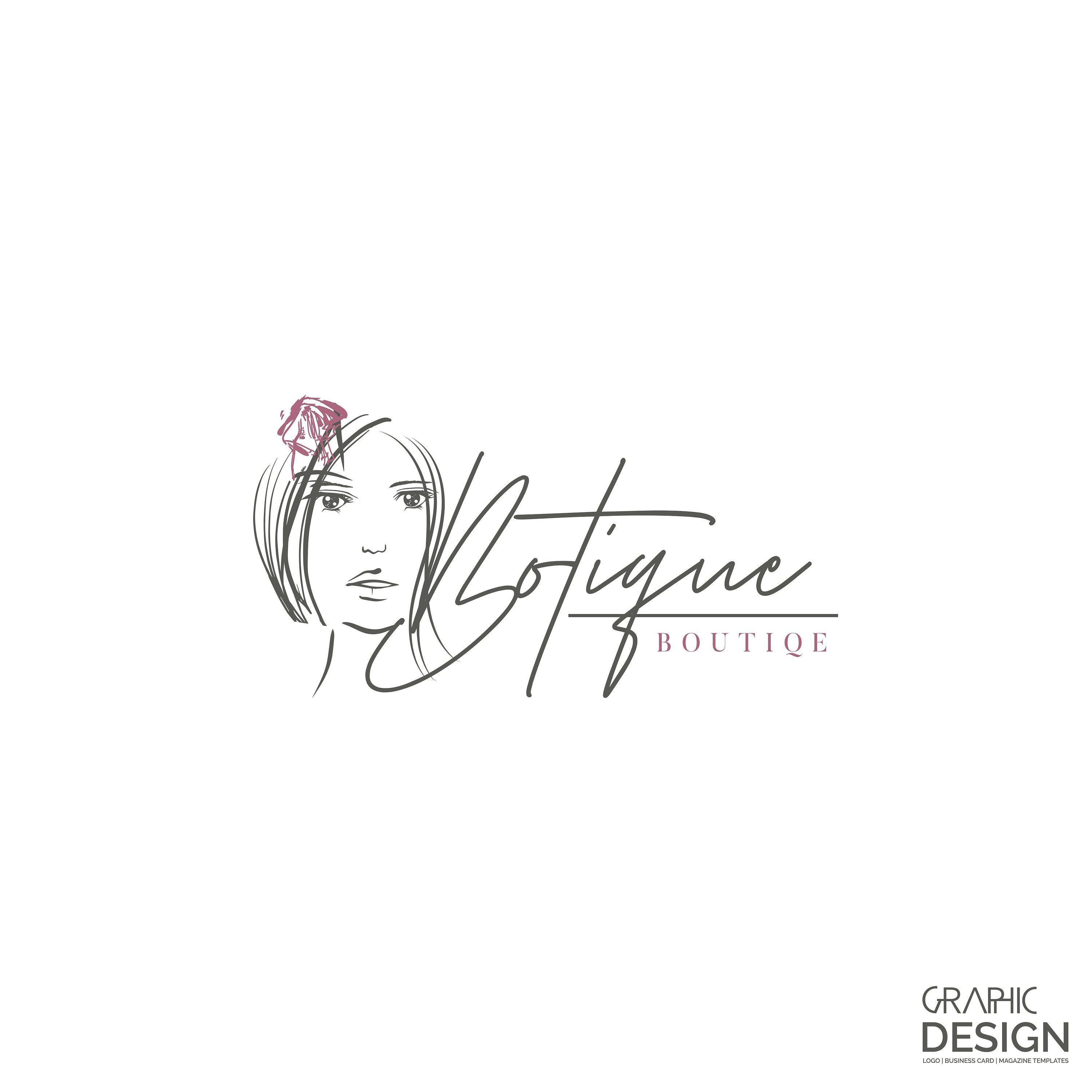 Boutique Logo Design New Modern Logo Design Make-up Studio - Etsy