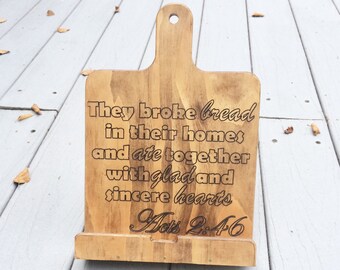Cookbook Stand (customizable)