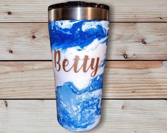 Marbled Tumbler, customizable