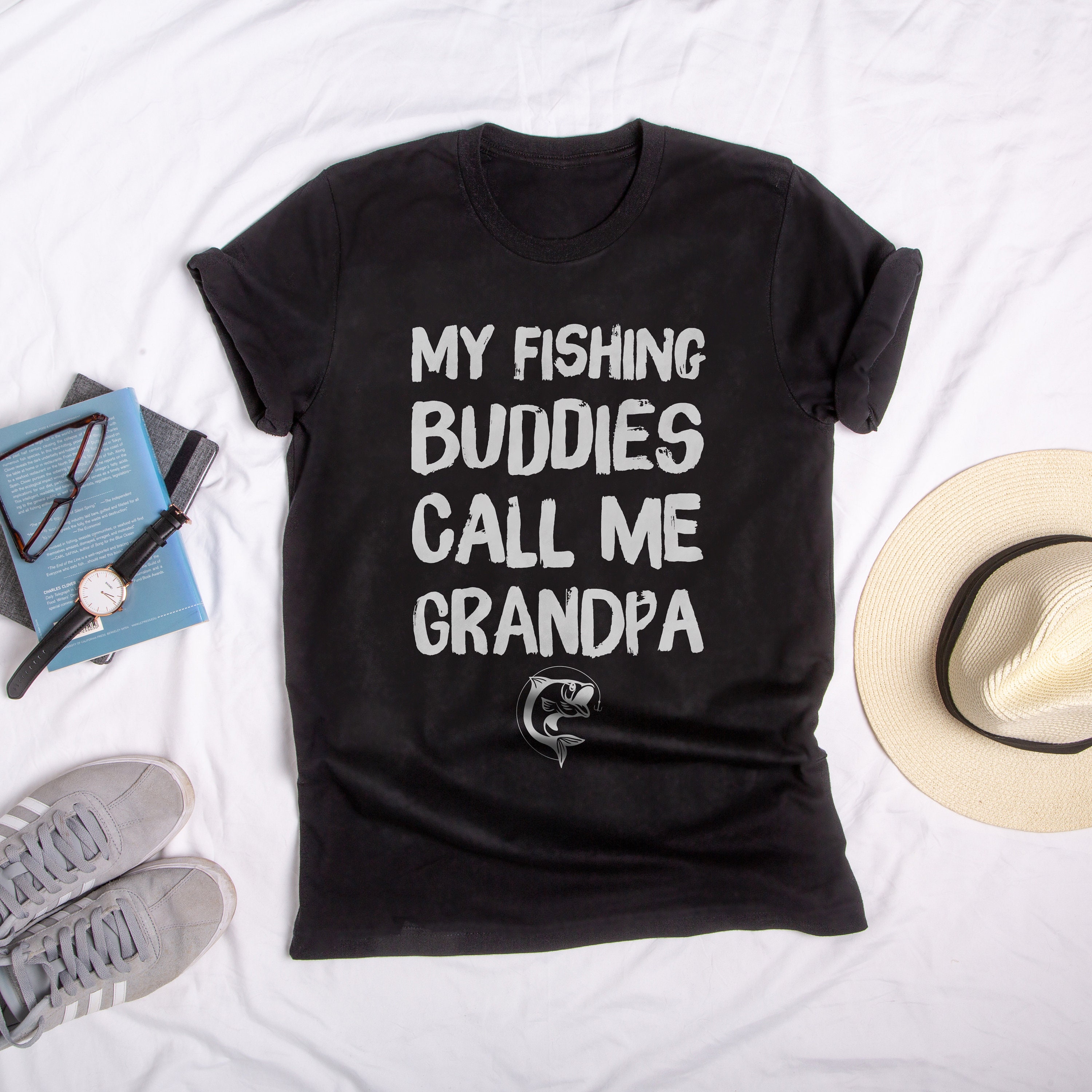 Download My Fishing Buddies Call Me Grandpa T Shirt Fisherman Shirt Etsy