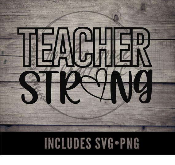 Download Teacher Strong Svg Virtual Teacher Svg Teacher Strong Etsy