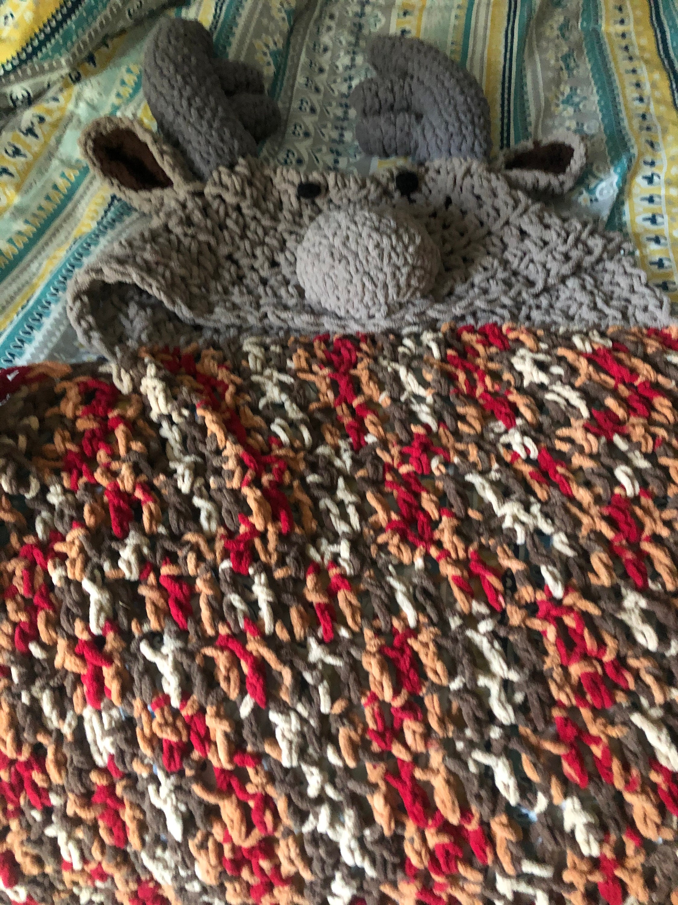 Moose Hooded Blanket Etsy