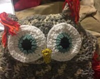 Manta con capucha de búho