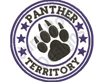 Panther Seal - Machine Embroidery Design
