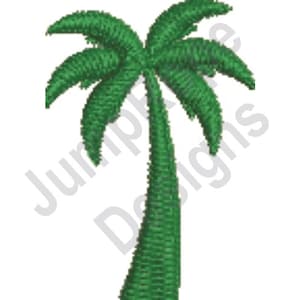 Palm Tree Silhouette - Conception de broderie à la machine
