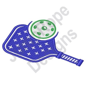 Pickleball - Machine Embroidery Design