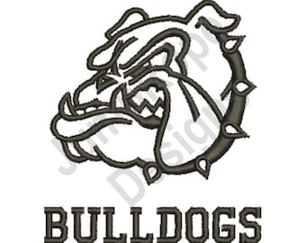 Bulldogs - Machine Embroidery Design