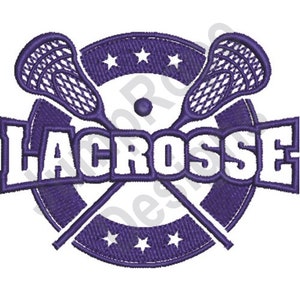 Lacrosse - Machine Embroidery Design