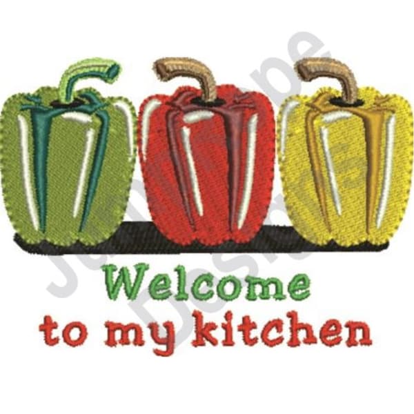My Kitchen - Machine Embroidery Design