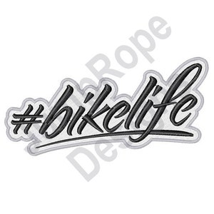 Bikelife - Machine Embroidery Design