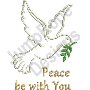 Peace Dove - Machine Embroidery Design