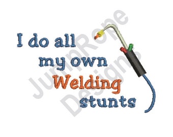 Welding Tool Stunts - Machine Embroidery Design