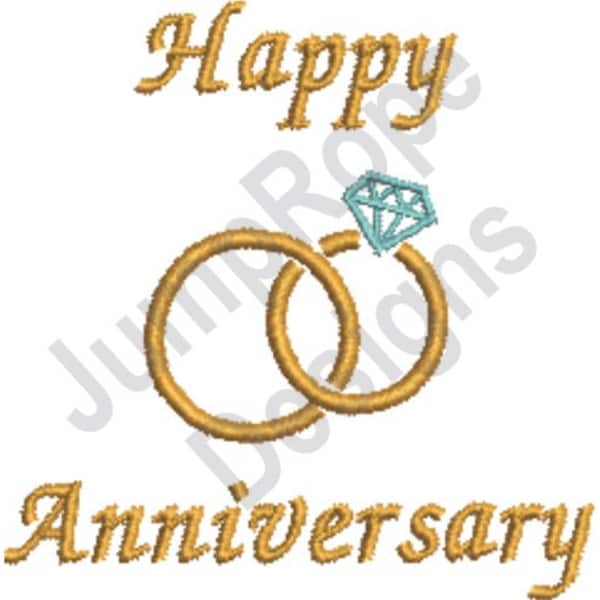 50th Wedding Anniversary Machine Embroidery Designs Etsy